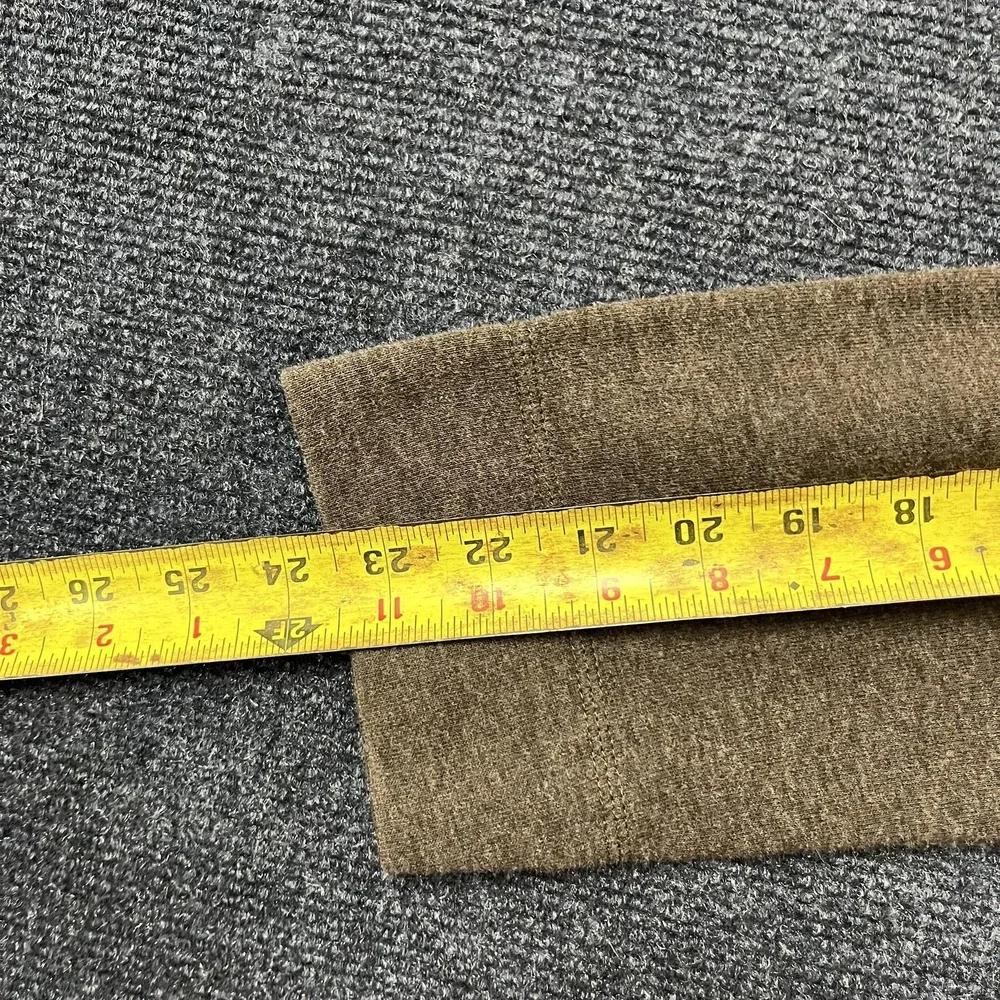 Banana‎ Republic Sweater Mens XL Brown Quarter Zip Pullover Casual Knit Layering